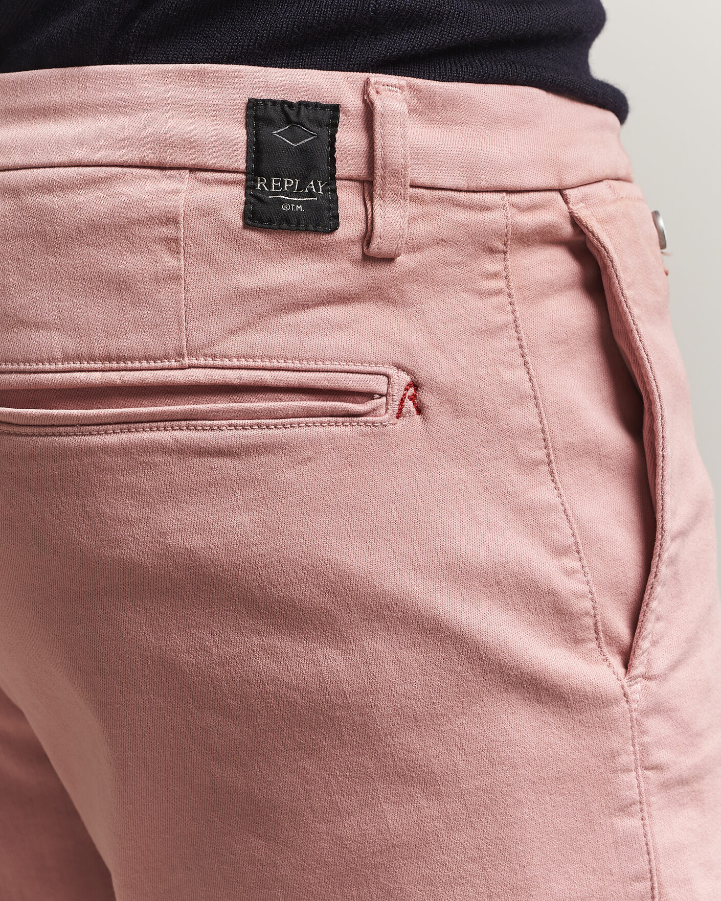 Heren | Korte broek | Replay | Benni Hyperflex Shorts Washed Pink