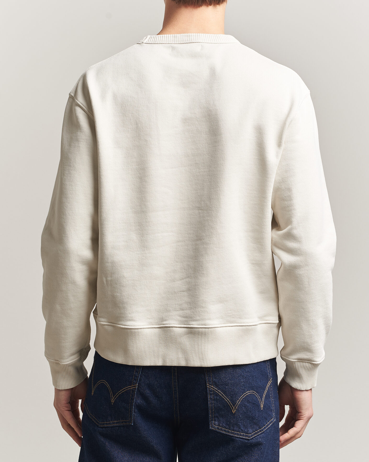 Heren | Truien | Merz b. Schwanen | Classic Fit Authentic Fleece Sweatshirt Nature