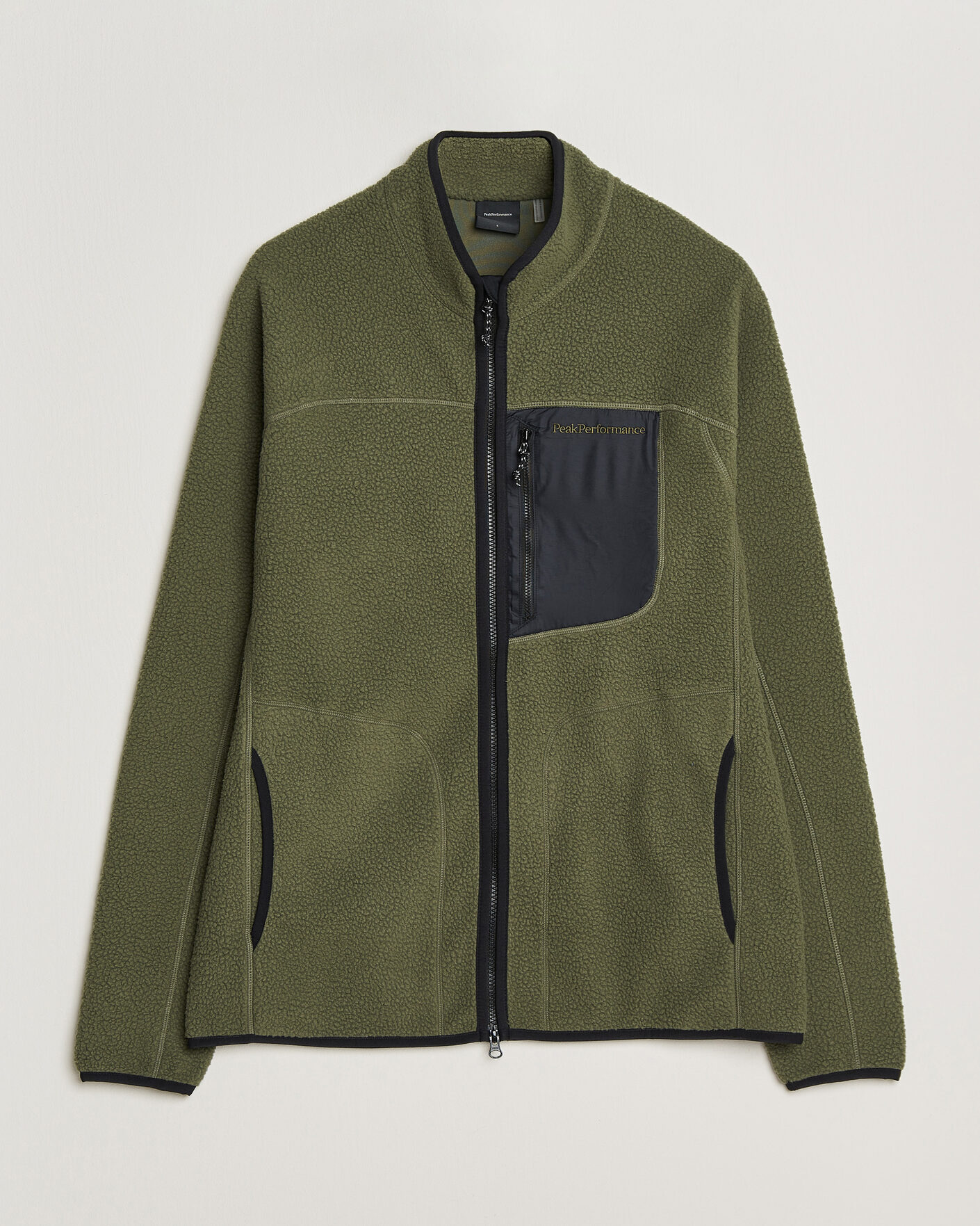 Homme | Pulls Et Tricots | Peak Performance | Nature Rush Pile Full Zip Pine Needle