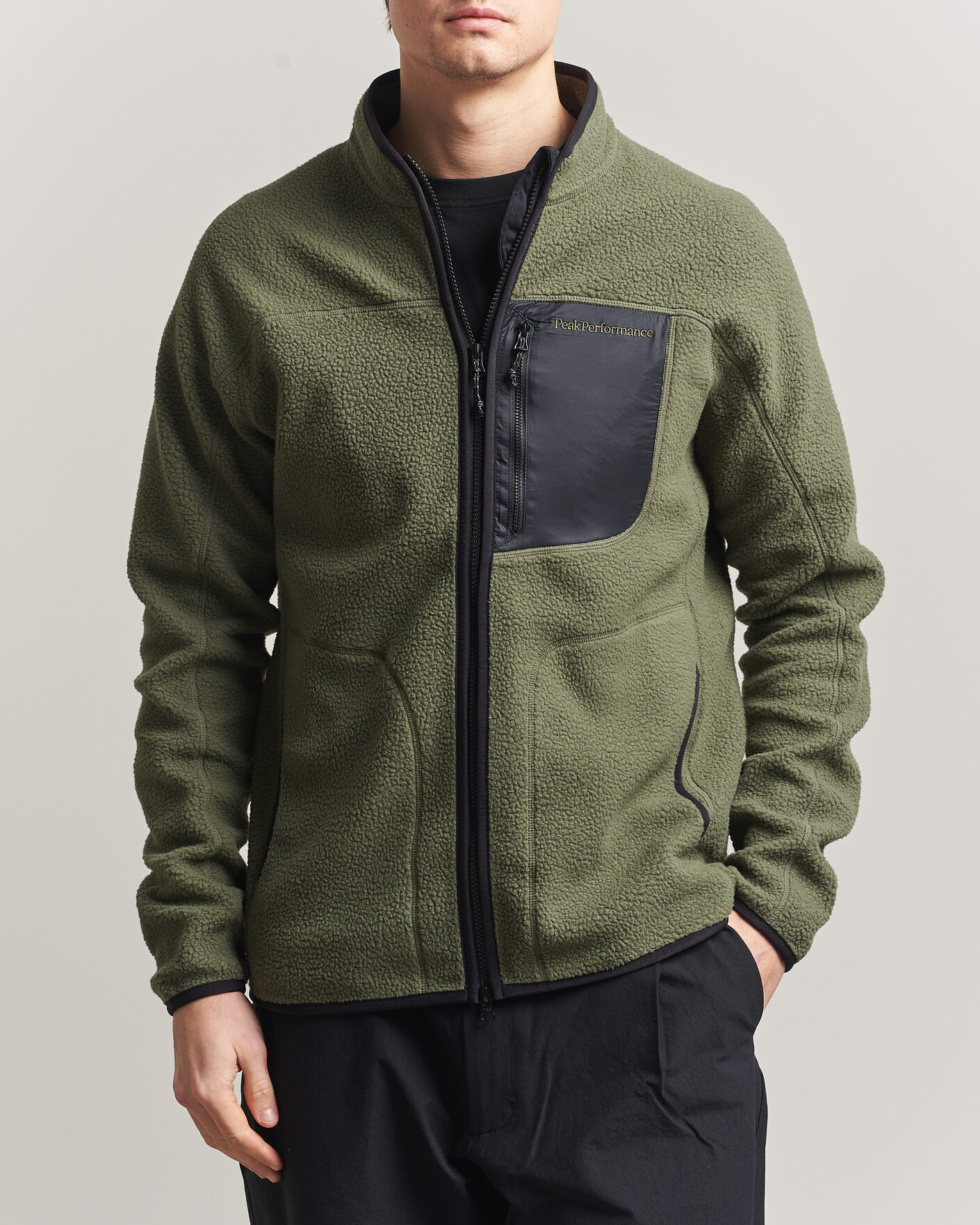 Homme | Pulls Et Tricots | Peak Performance | Nature Rush Pile Full Zip Pine Needle