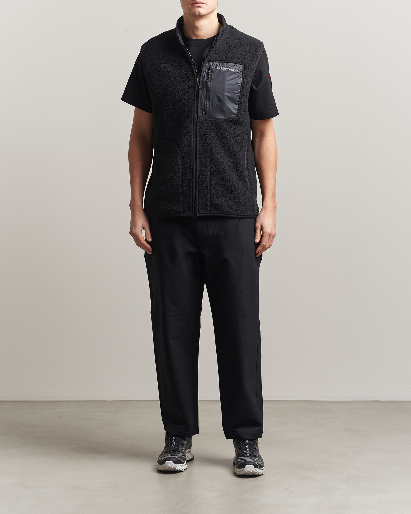 Heren | Truien | Peak Performance | Nature Rush Pile Vest Black