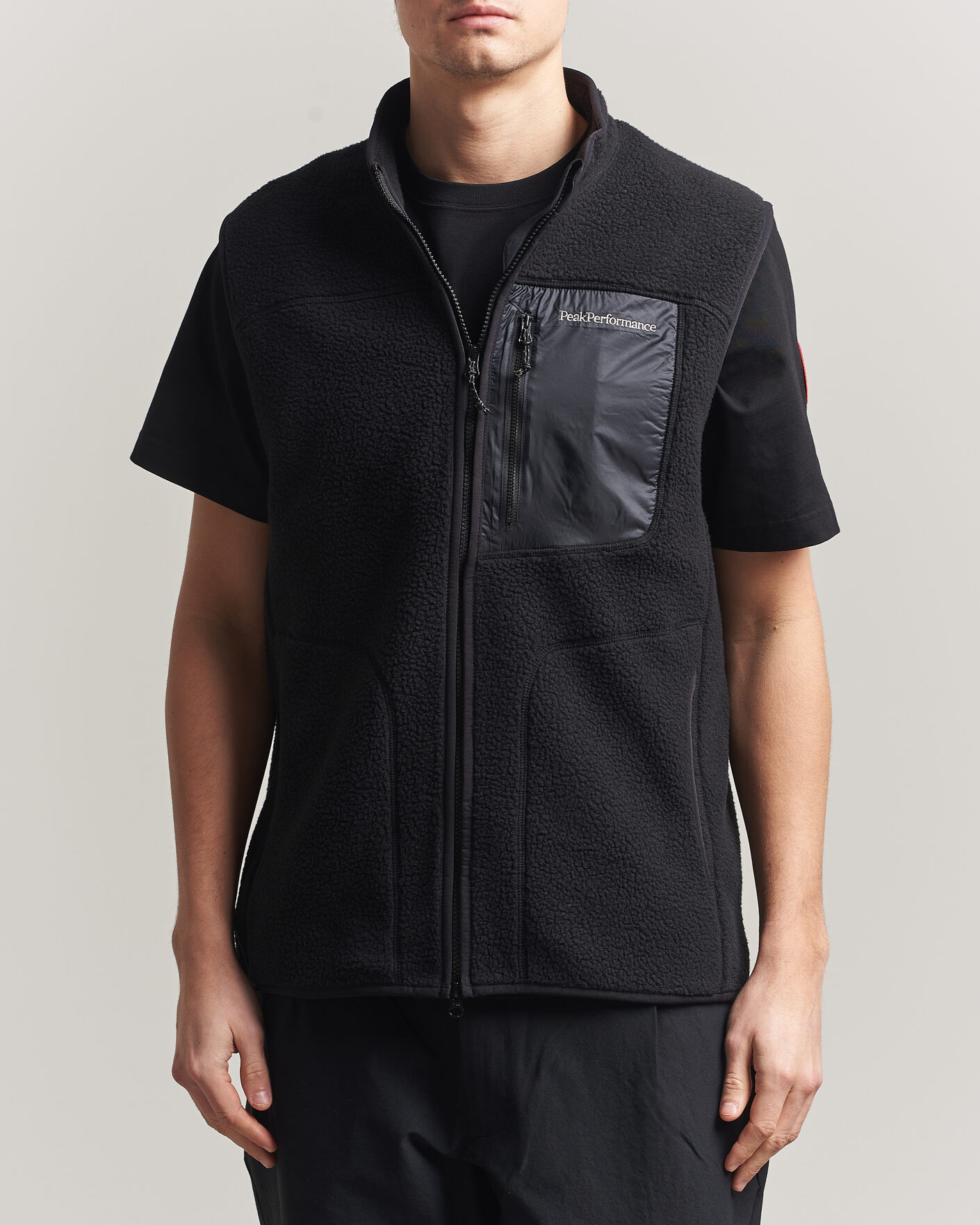 Heren | Truien | Peak Performance | Nature Rush Pile Vest Black