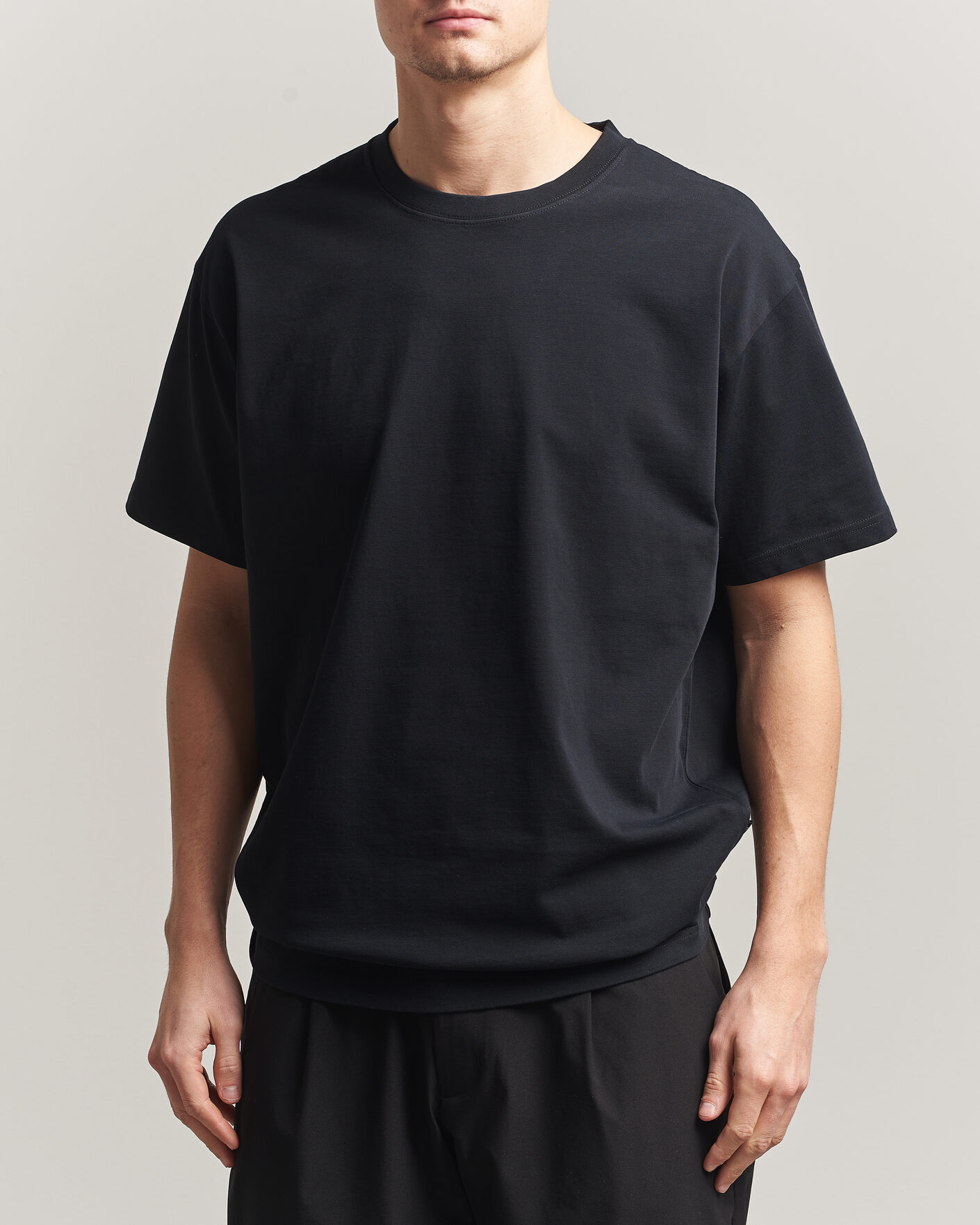 Heren | T-shirts | Peak Performance | Heavy Cotton T-Shirt Black
