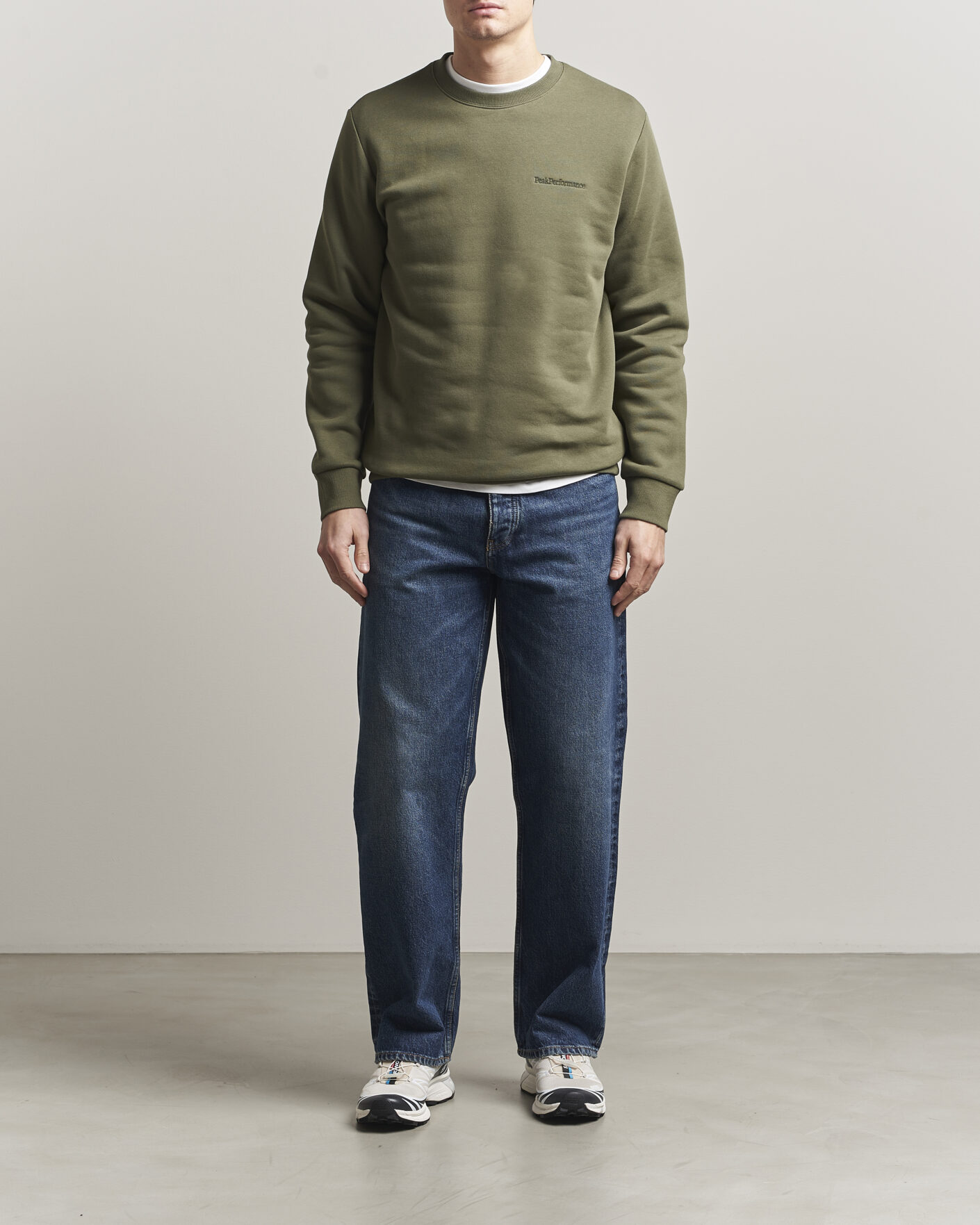 Homme | Pulls Et Tricots | Peak Performance | Original Crew Neck Sweatshirt Pine Needle