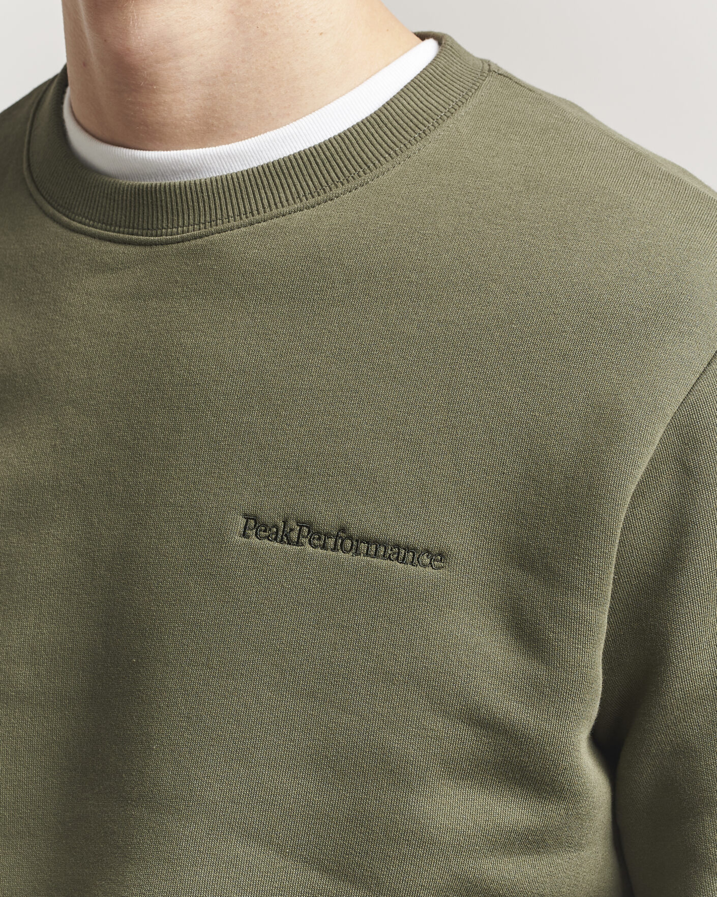 Homme | Pulls Et Tricots | Peak Performance | Original Crew Neck Sweatshirt Pine Needle