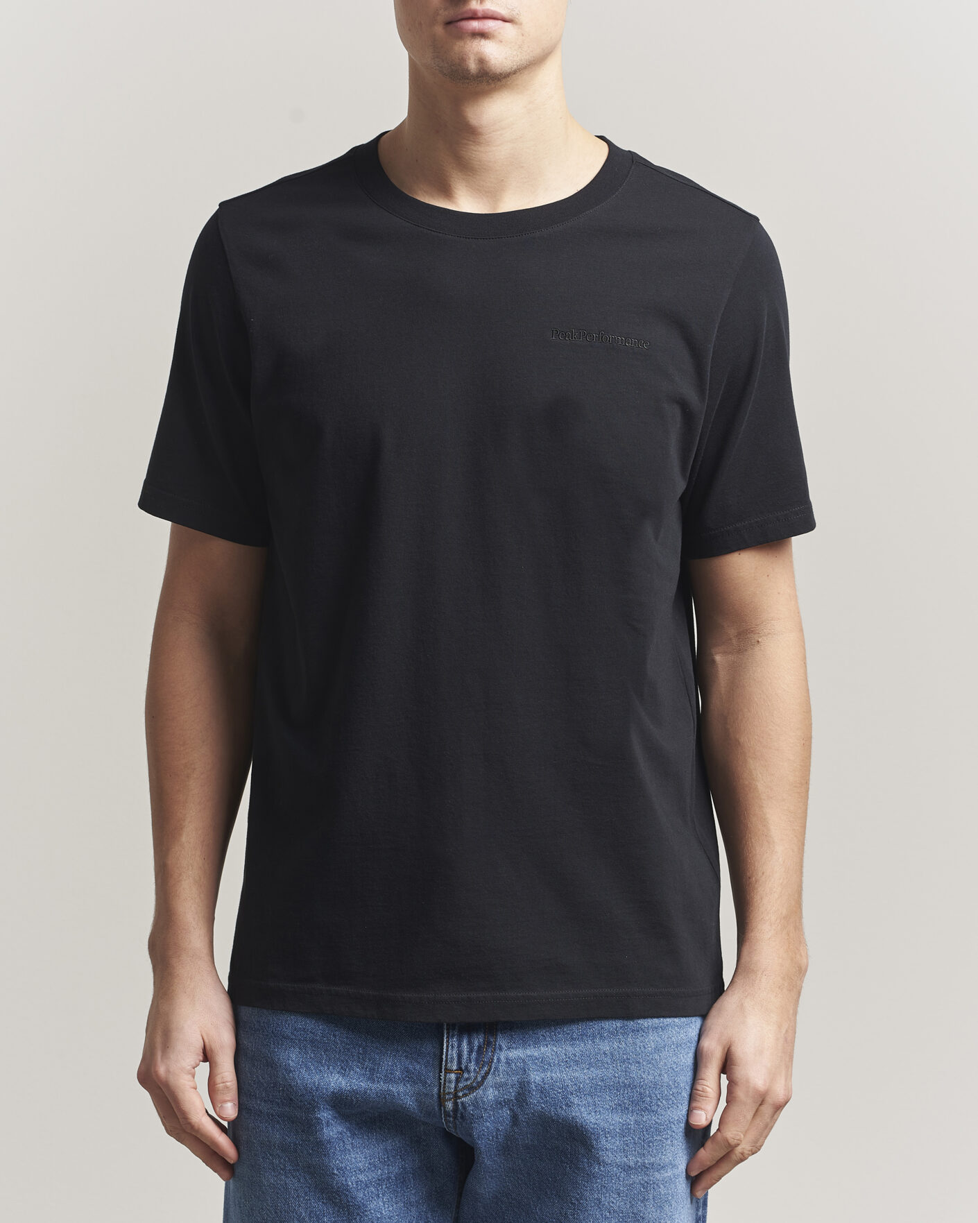 Heren | T-shirts | Peak Performance | Original Crew Neck T-Shirt Black