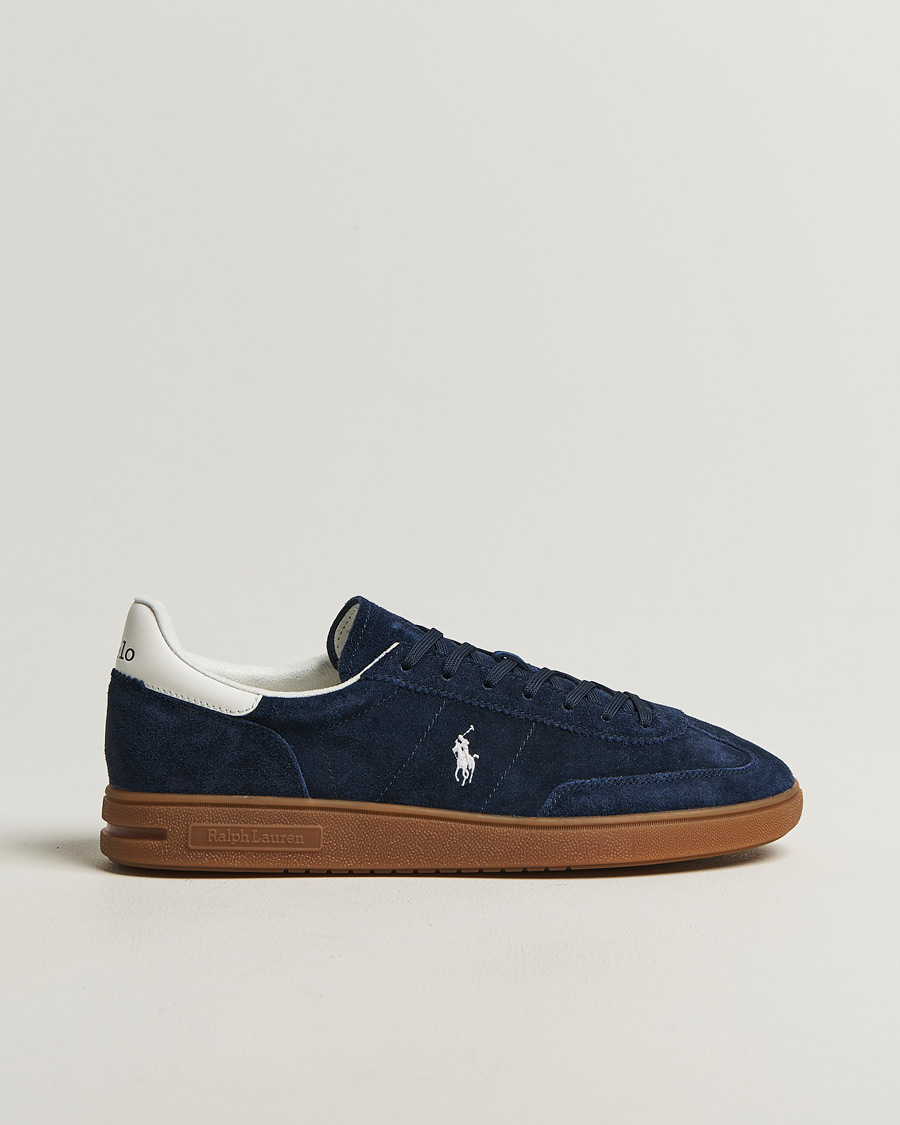 Homme | Baskets | Polo Ralph Lauren | Bedford Suede Sneakers Navy/Deckwash White