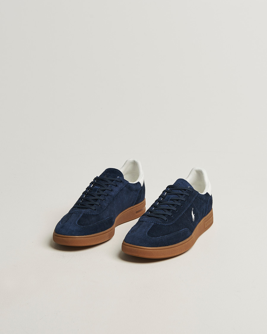 Homme | Baskets | Polo Ralph Lauren | Bedford Suede Sneakers Navy/Deckwash White