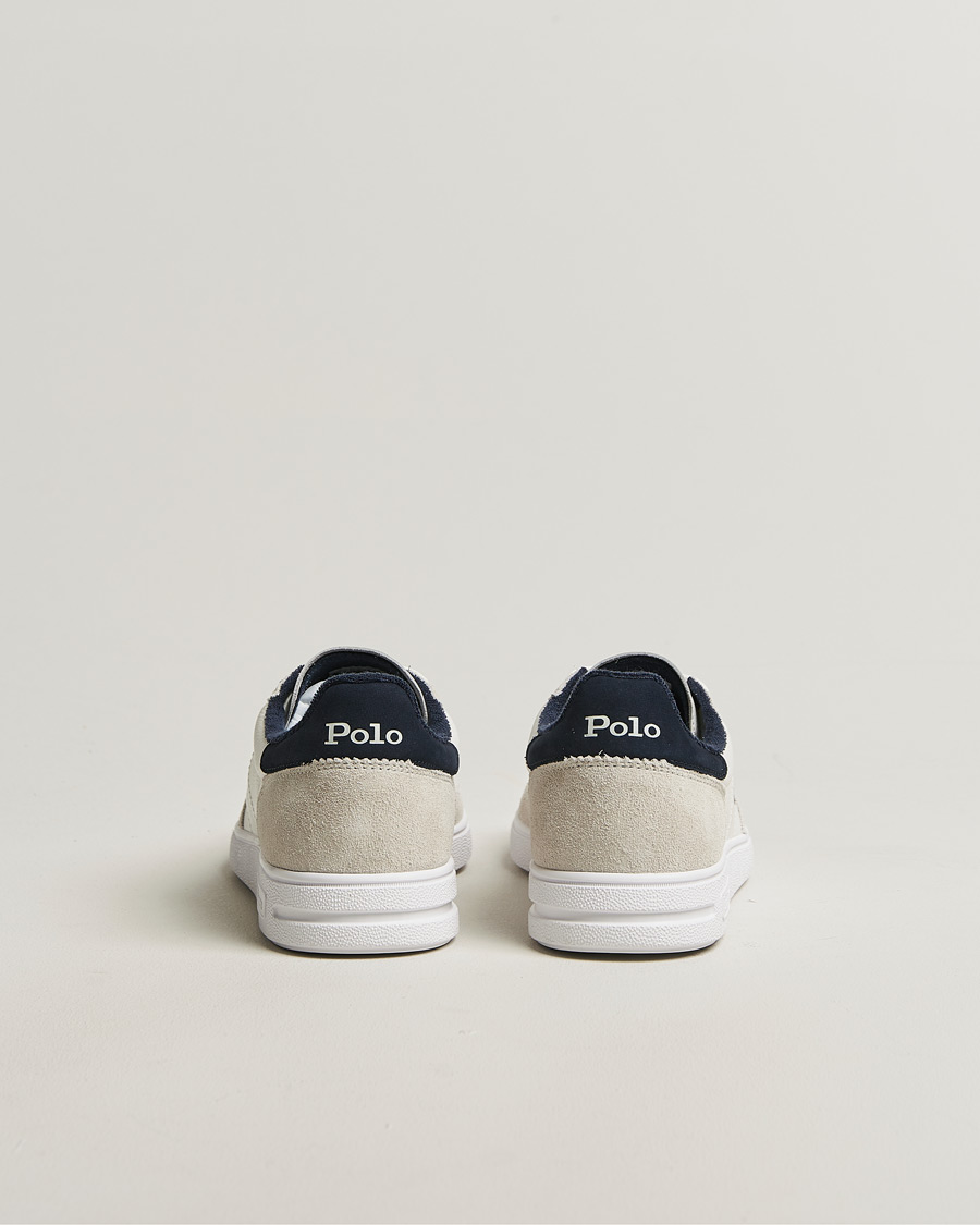 Homme | Baskets | Polo Ralph Lauren | Bedford Leather/Suede Sneakers White/Navy