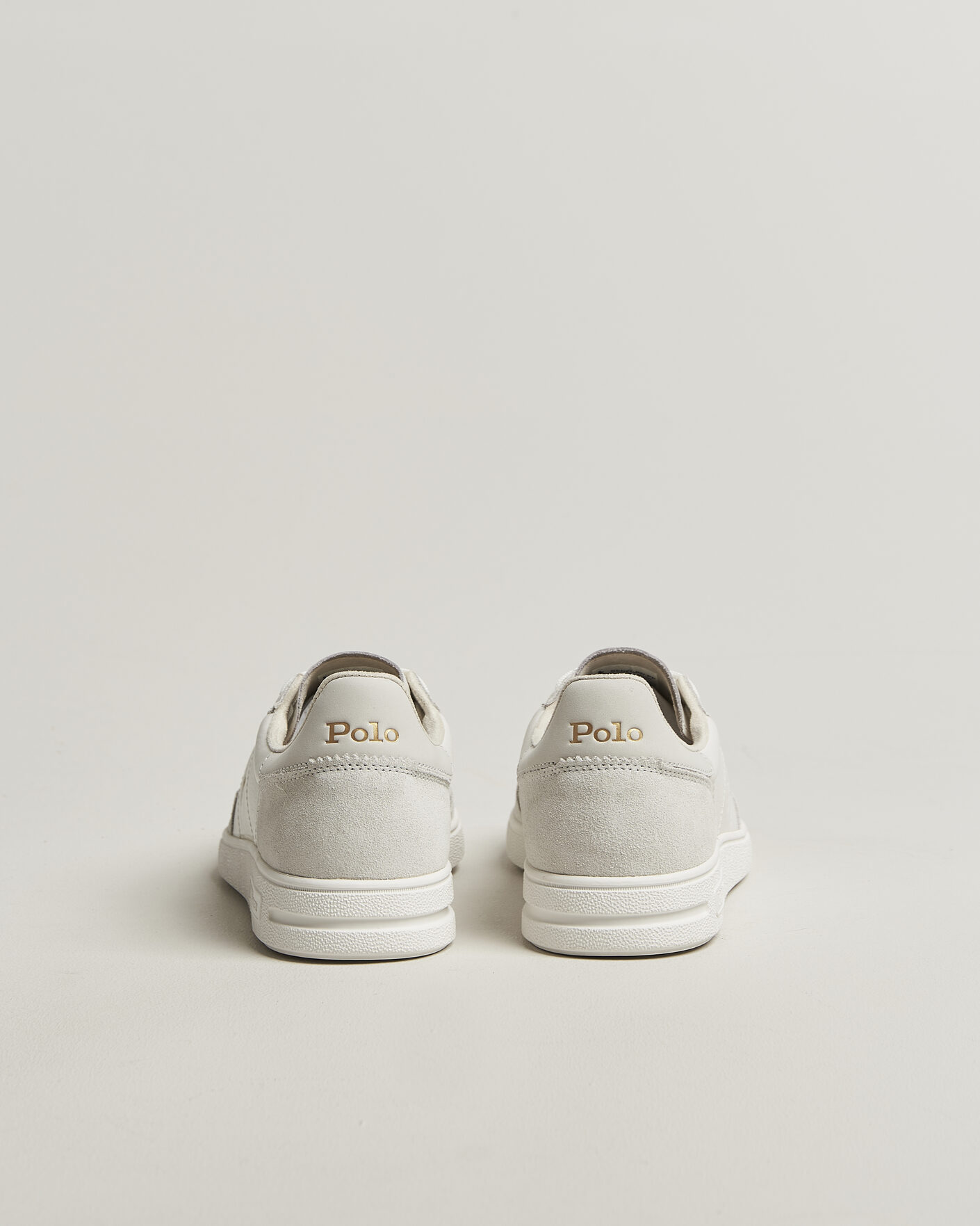 Heren | Sneakers | Polo Ralph Lauren | Bedford Leather/Suede Sneakers Bianco