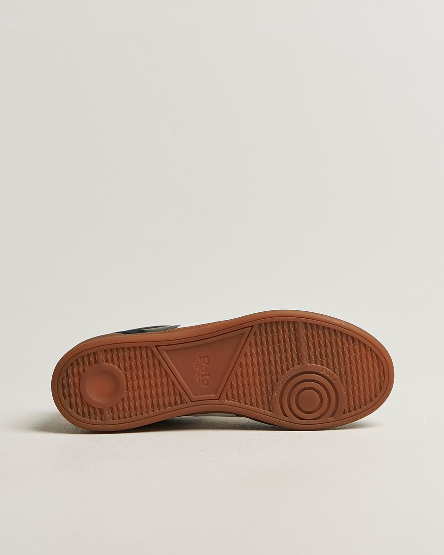 Homme | Baskets | Polo Ralph Lauren | Aera Leather/Suede Sneakers Black/White