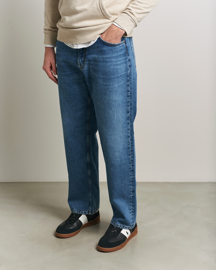Homme | Baskets | Polo Ralph Lauren | Aera Leather/Suede Sneakers Black/White