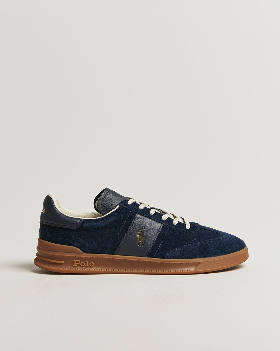 Heren | Sneakers | Polo Ralph Lauren | Aera Suede Sneakers Hunter Navy