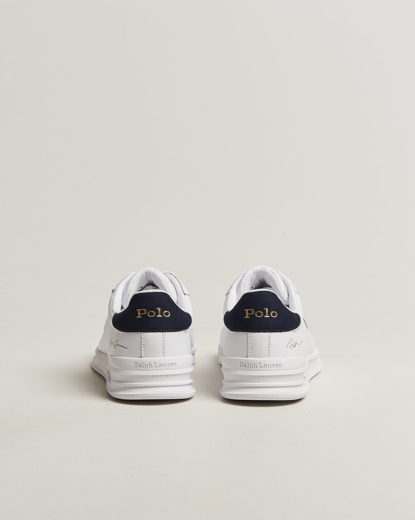 Homme | Baskets | Polo Ralph Lauren | Heritage Court II Sneakers White/Navy