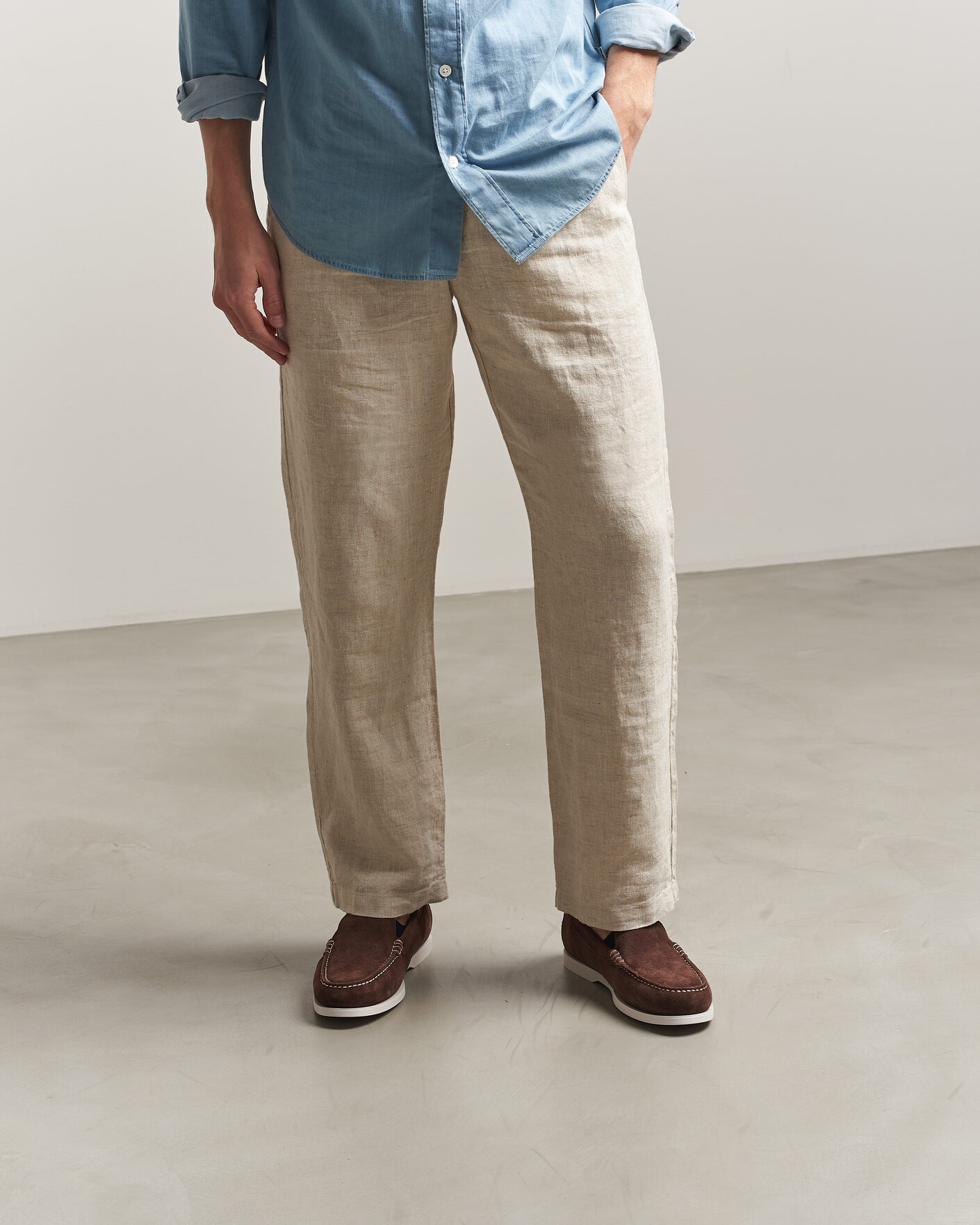 Homme | Loafers | Polo Ralph Lauren | Merton Casual Suede Loafers Dark Brown