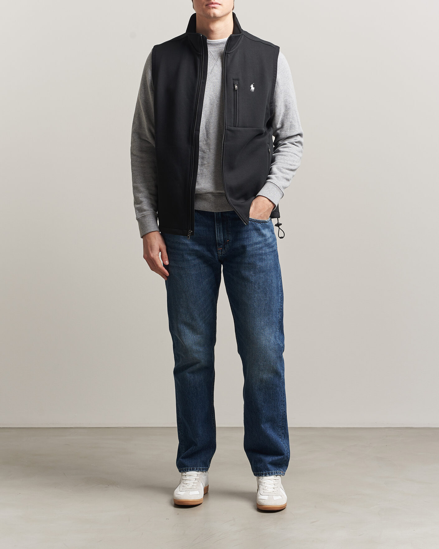 Heren | Truien | Polo Ralph Lauren | Double Knitted Vest Polo Black