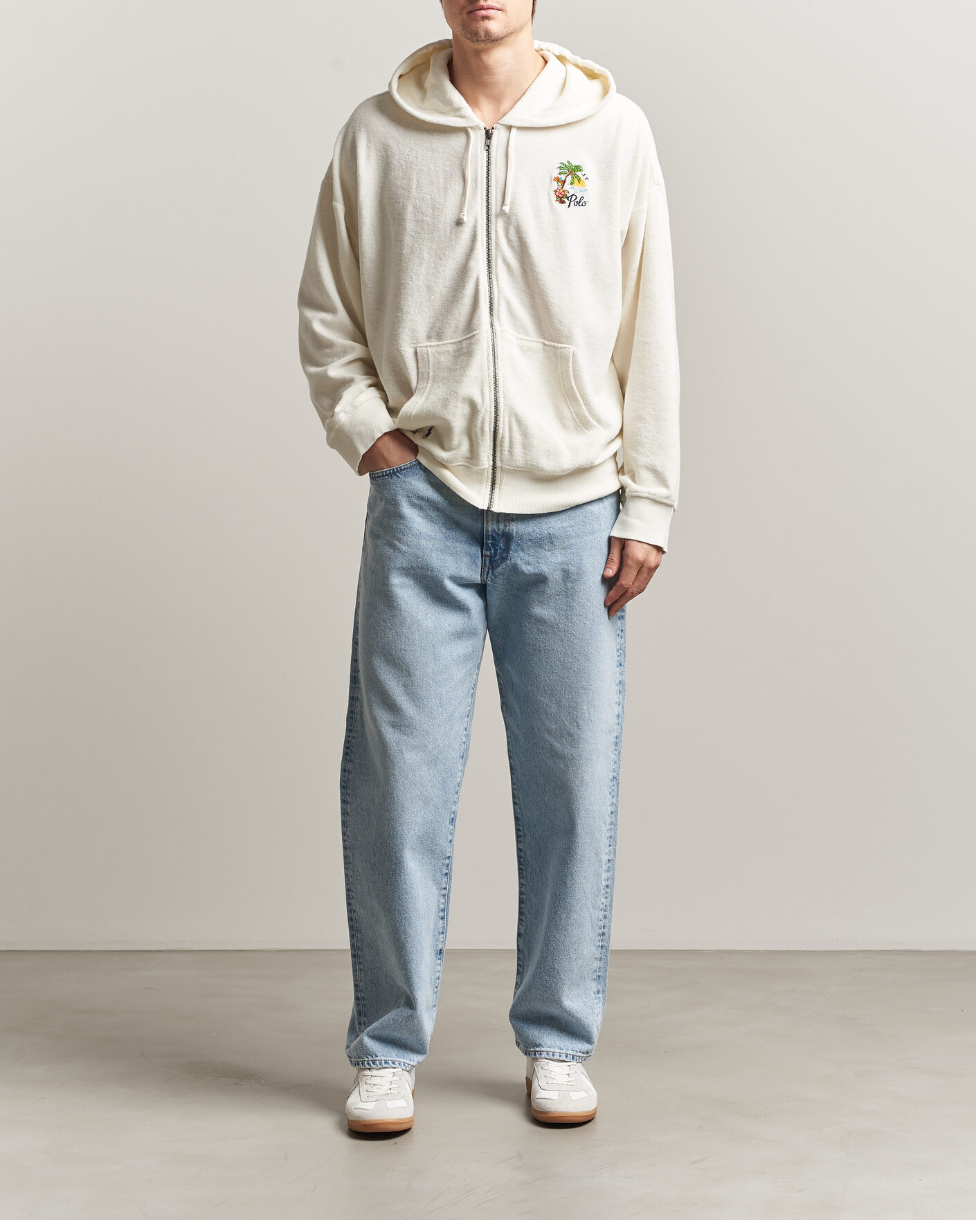 Heren | Truien | Polo Ralph Lauren | Cotton Terry Printed Full-Zip Hoodie Nevis