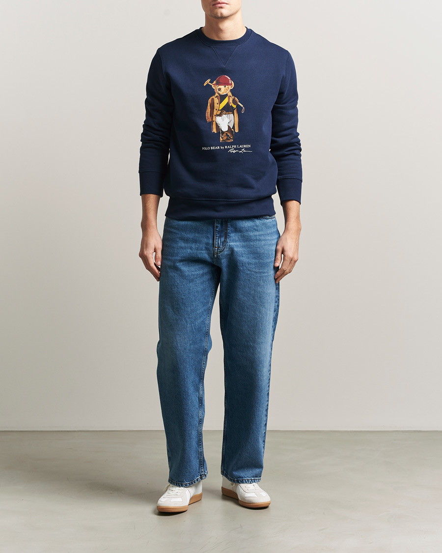 Heren | Truien | Polo Ralph Lauren | Fleece Bear Sweatshirt Newport Navy