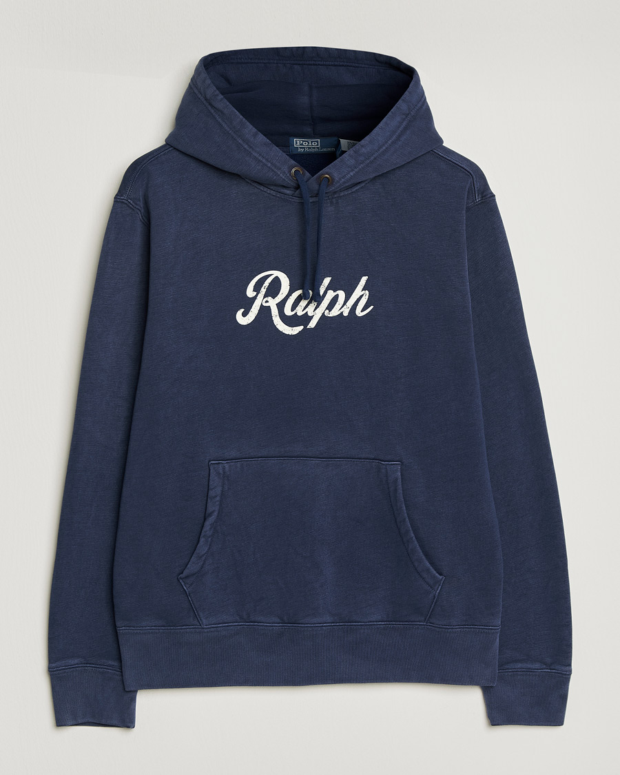 Homme | Pulls Et Tricots | Polo Ralph Lauren | Vintage Fleece Logo Hoodie Dark Cobalt