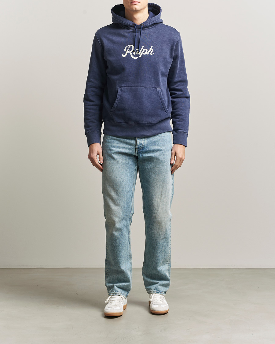 Homme | Pulls Et Tricots | Polo Ralph Lauren | Vintage Fleece Logo Hoodie Dark Cobalt
