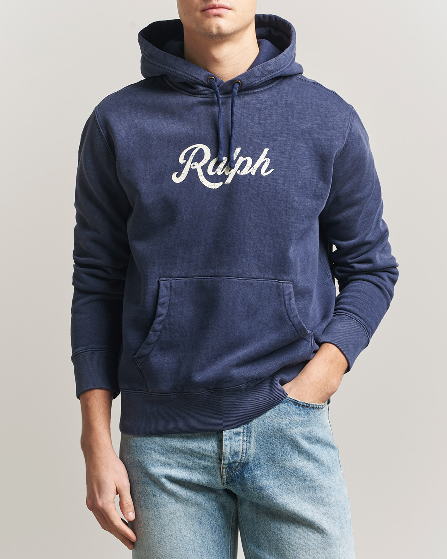 Heren | Truien | Polo Ralph Lauren | Vintage Fleece Logo Hoodie Dark Cobalt