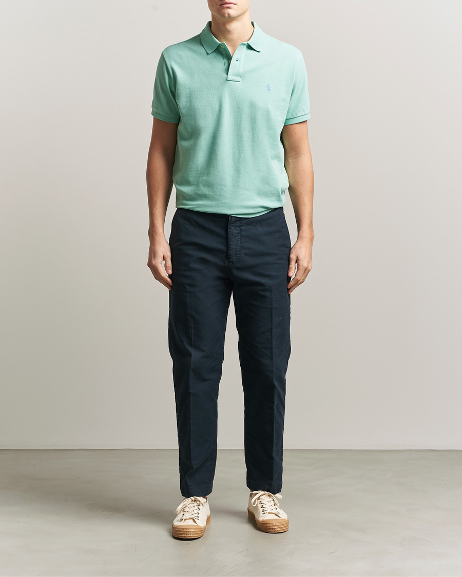 Homme | Polos | Polo Ralph Lauren | Custom Slim Fit Polo Celadon