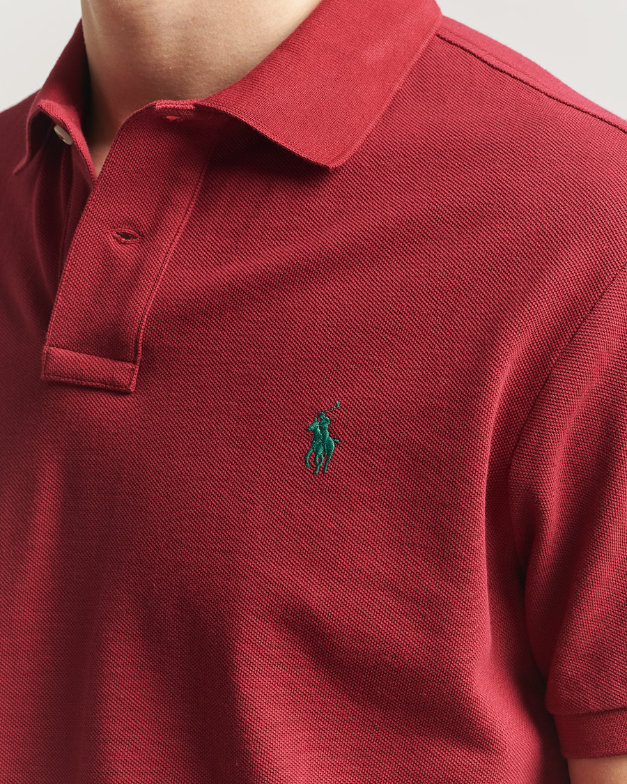 Homme | Polos | Polo Ralph Lauren | Custom Slim Fit Polo Heritage Red