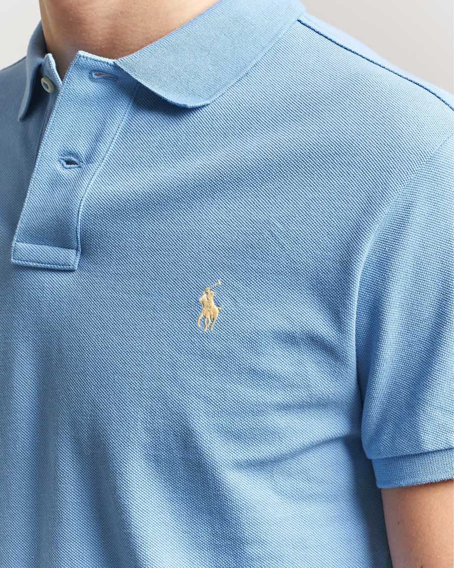 Homme | Polos | Polo Ralph Lauren | Slim Fit Polo Bristol Blue