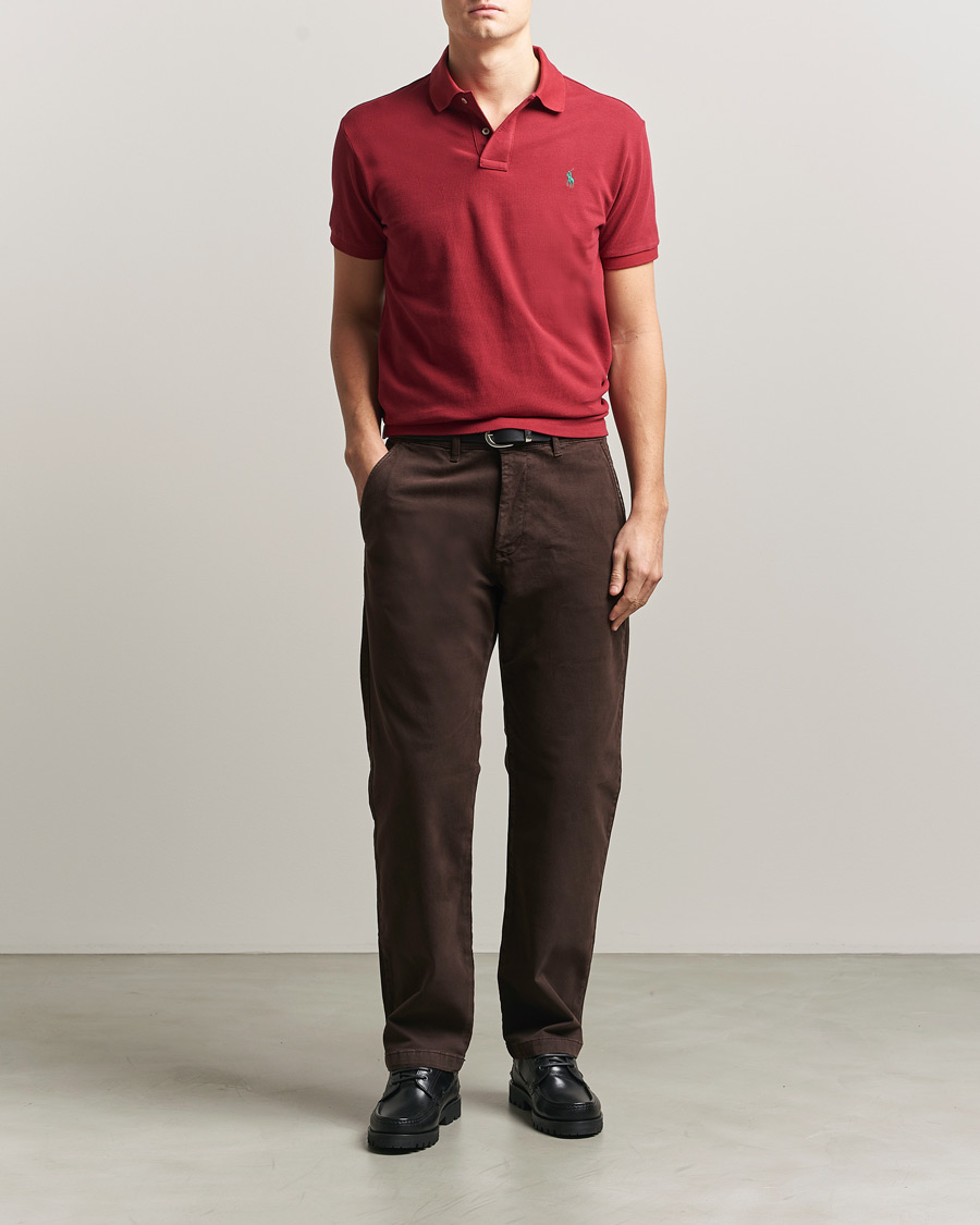 Heren | Polo's | Polo Ralph Lauren | Slim Fit Polo Heritage Red