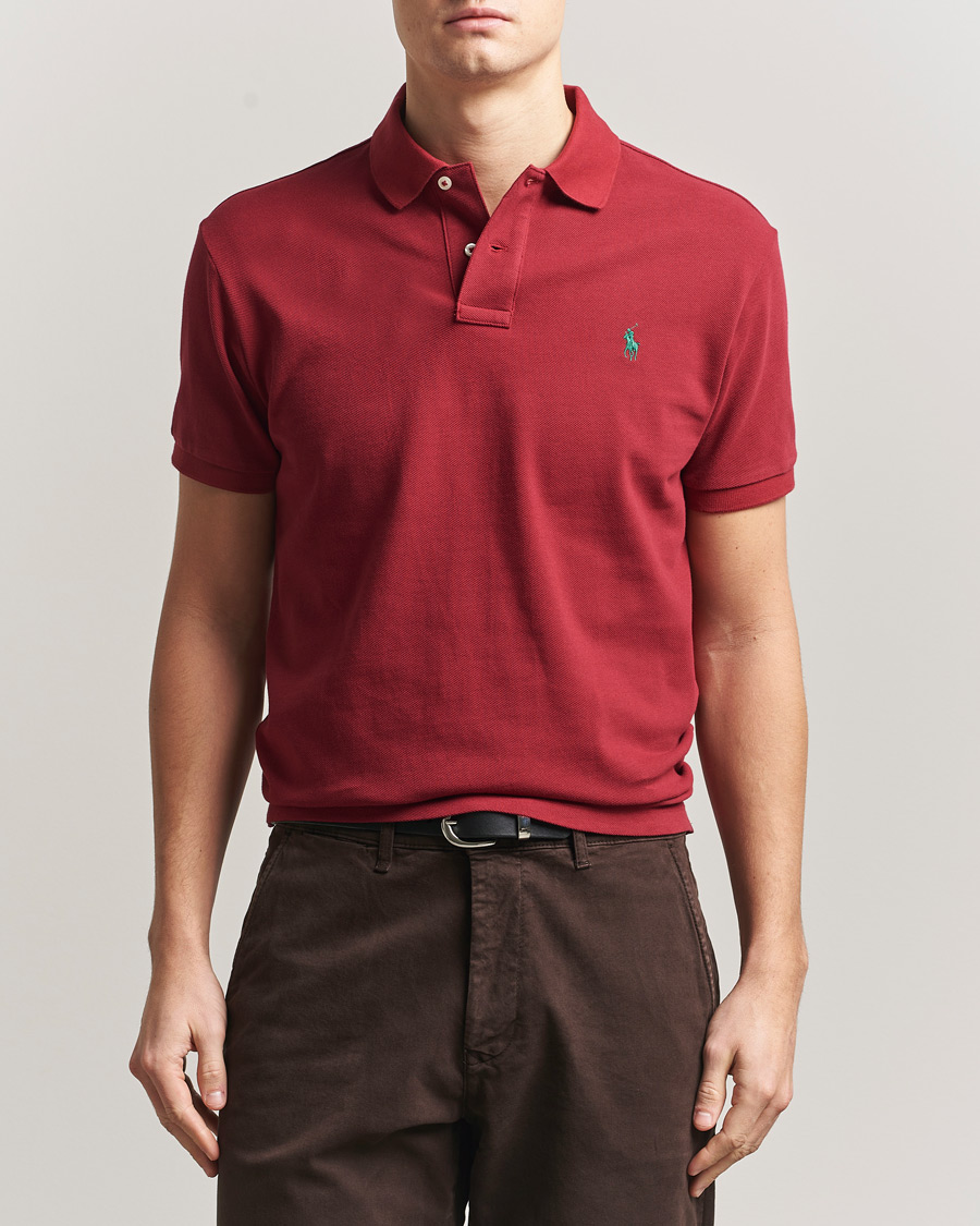 Homme | Polos | Polo Ralph Lauren | Slim Fit Polo Heritage Red