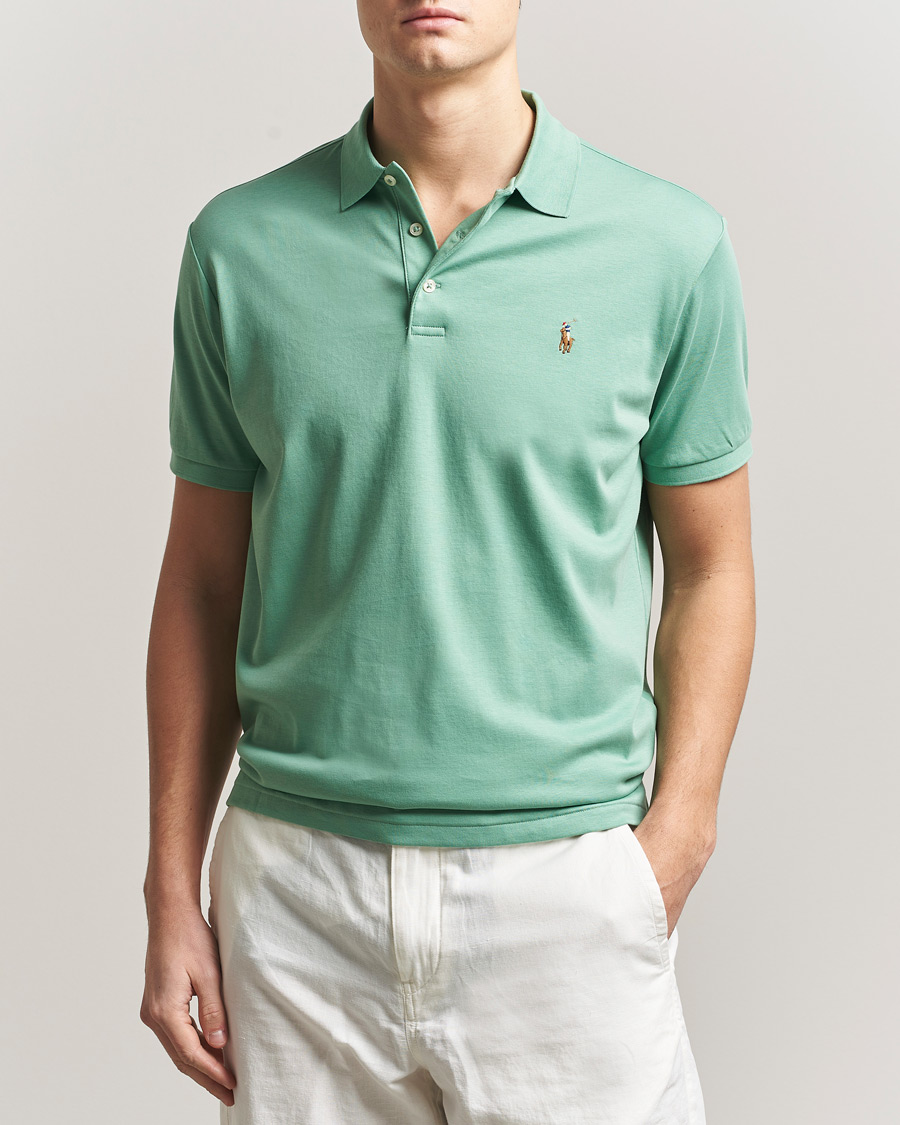 Homme | Polos | Polo Ralph Lauren | Luxury Pima Cotton Polo Faded Mint