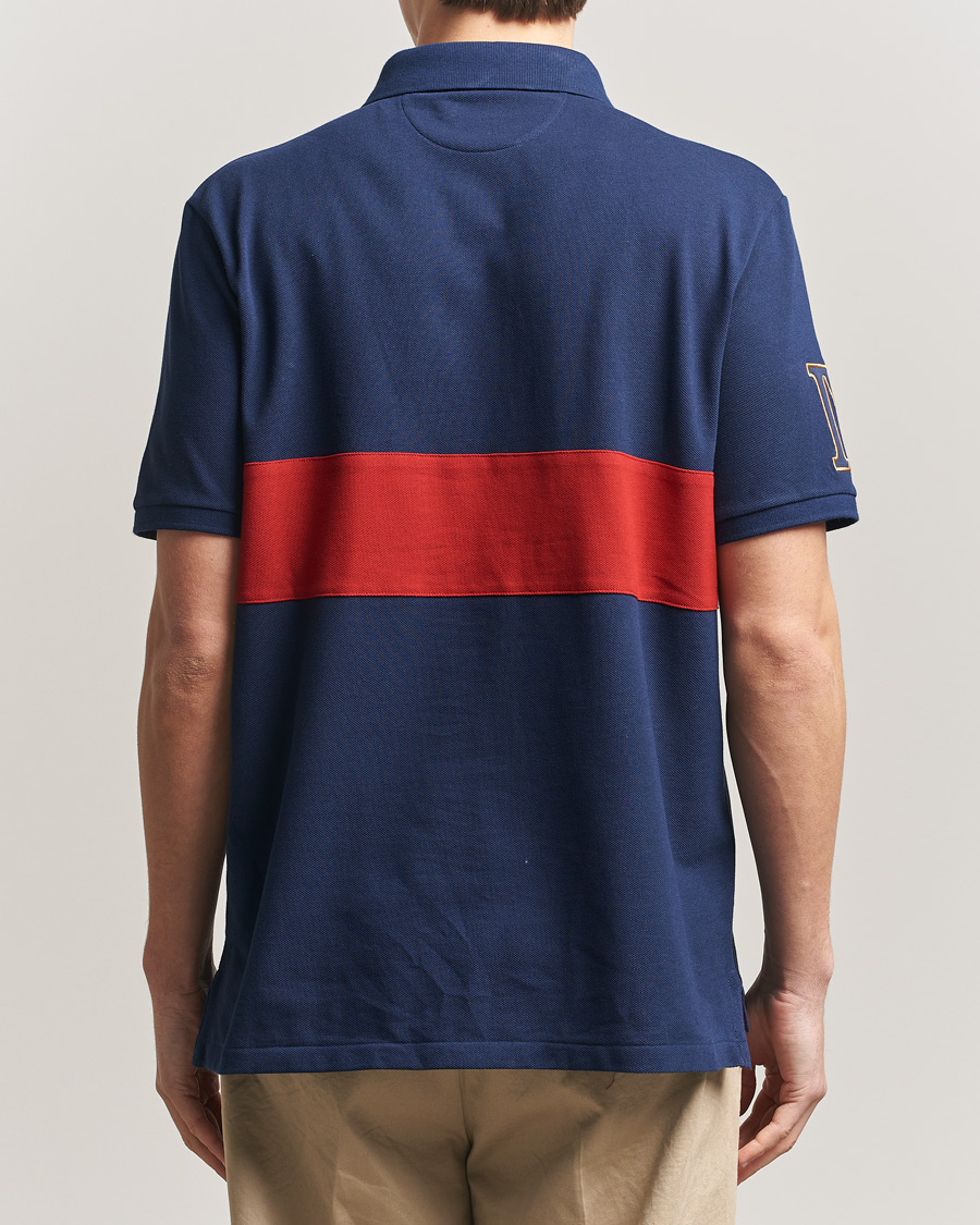 Homme | Polos | Polo Ralph Lauren | Block Striped Polo Newport Navy