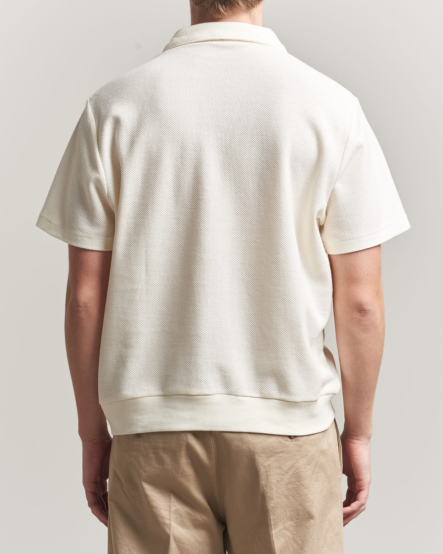 Homme | Polos | Polo Ralph Lauren | Knitted Polo Pale Cream