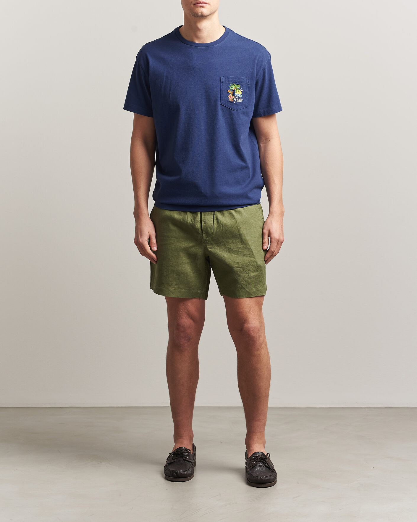 Heren | T-shirts | Polo Ralph Lauren | Jersey Printed T-Shirt Dark Cobalt