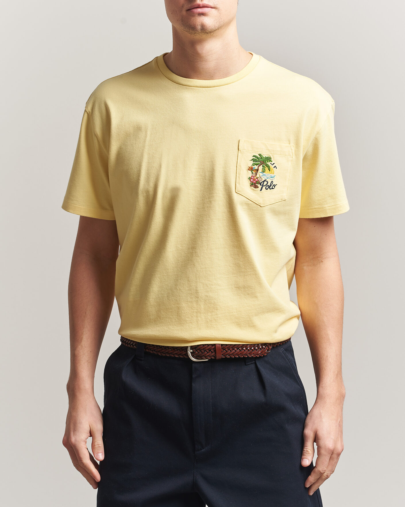 Homme | T-shirts | Polo Ralph Lauren | Jersey Printed T-Shirt Resort Gold