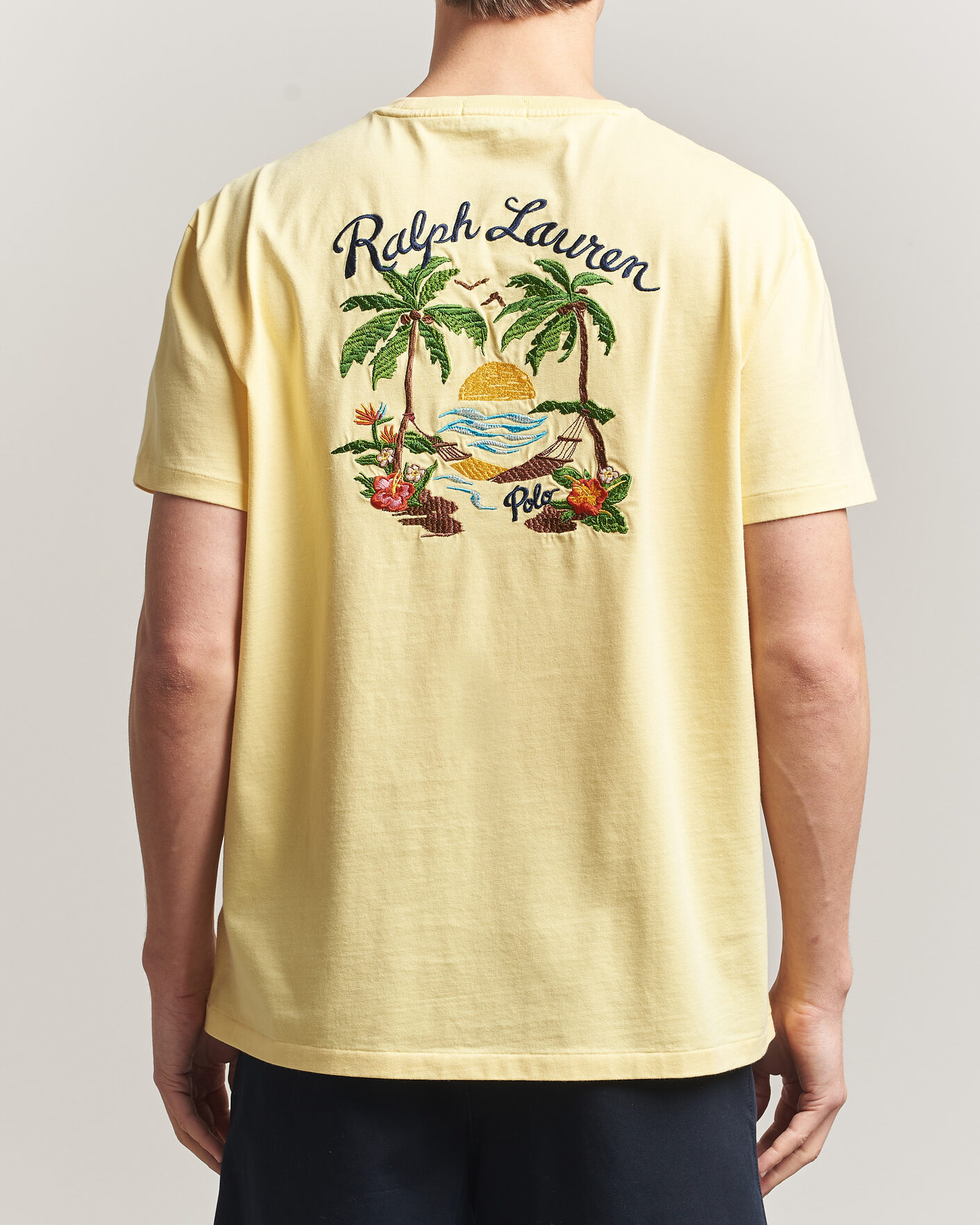 Homme | T-shirts | Polo Ralph Lauren | Jersey Printed T-Shirt Resort Gold