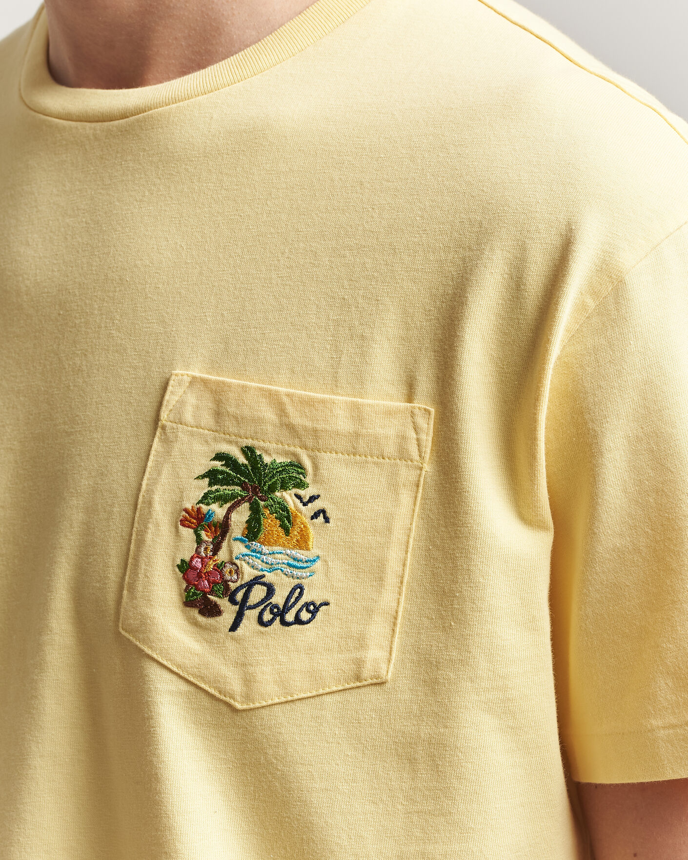 Homme | T-shirts | Polo Ralph Lauren | Jersey Printed T-Shirt Resort Gold