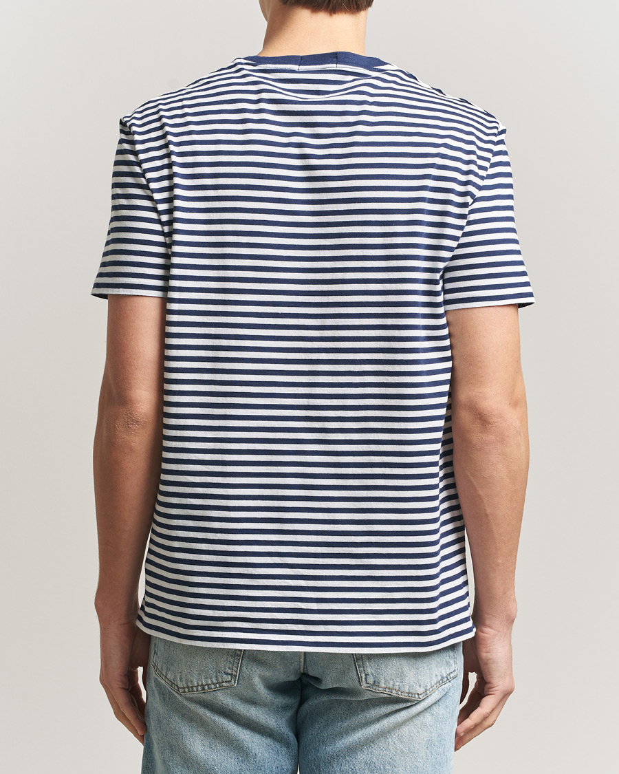 Homme | T-shirts | Polo Ralph Lauren | Crew Neck Striped T-Shirt Newport Navy/White