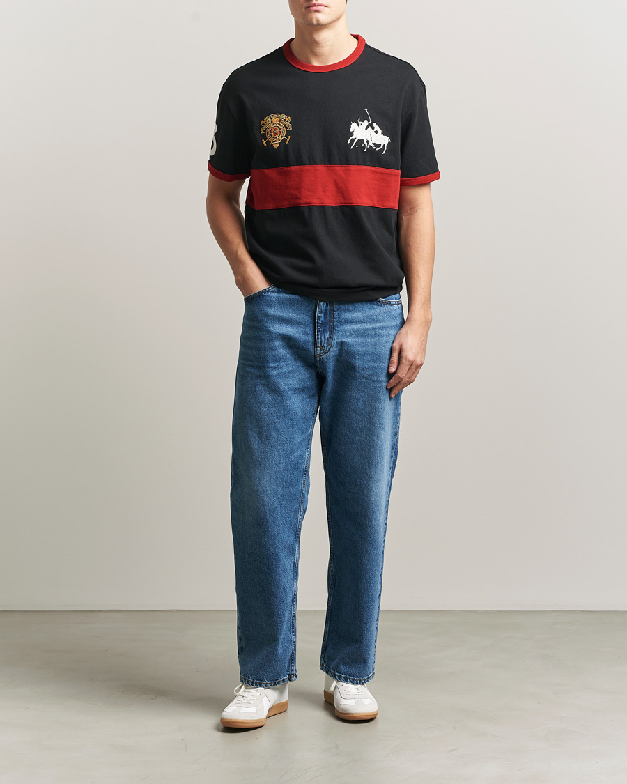 Homme | T-shirts | Polo Ralph Lauren | Jersey Logo T-Shirt Polo Black/Sweet Tomato