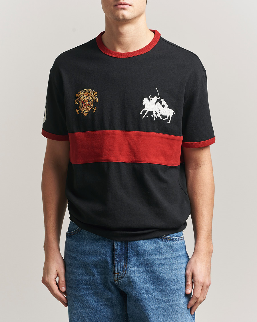 Homme | T-shirts | Polo Ralph Lauren | Jersey Logo T-Shirt Polo Black/Sweet Tomato