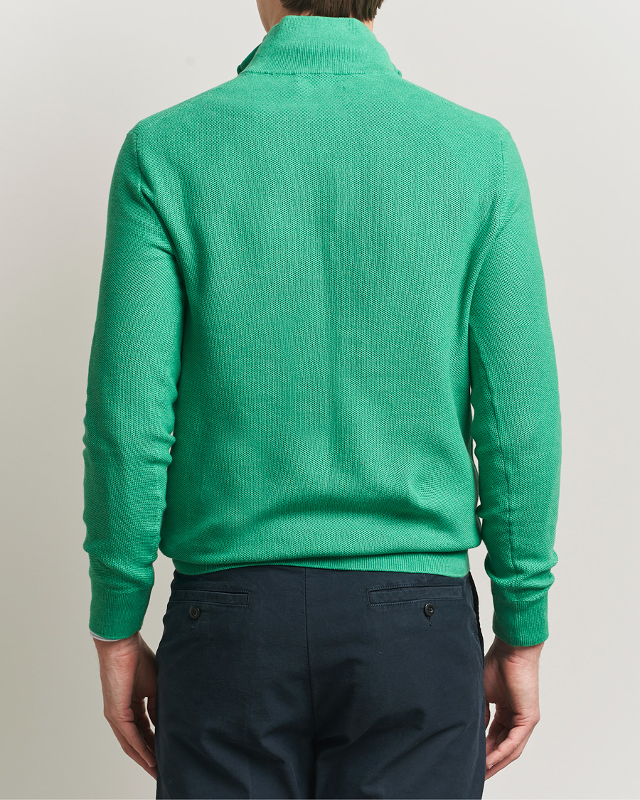 Homme | Pulls Et Tricots | Polo Ralph Lauren | Textured Half Zip Palm Green Heather