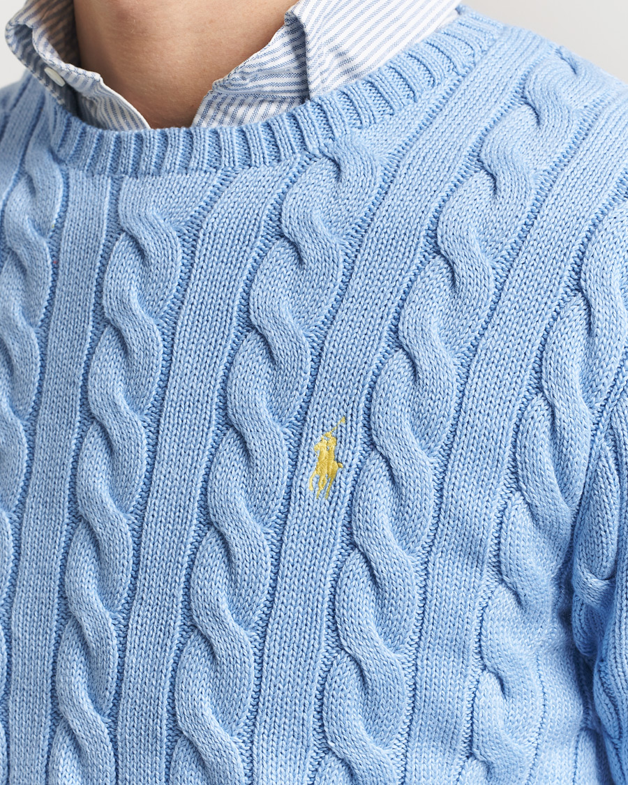 Heren | Truien | Polo Ralph Lauren | Cotton Cable Pullover Austin Blue