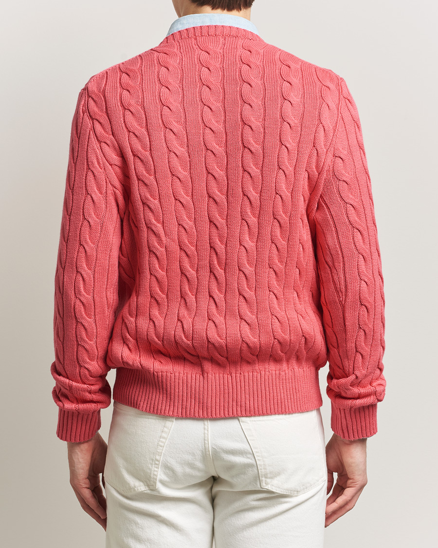 Heren | Truien | Polo Ralph Lauren | Cotton Cable Pullover Pale Red