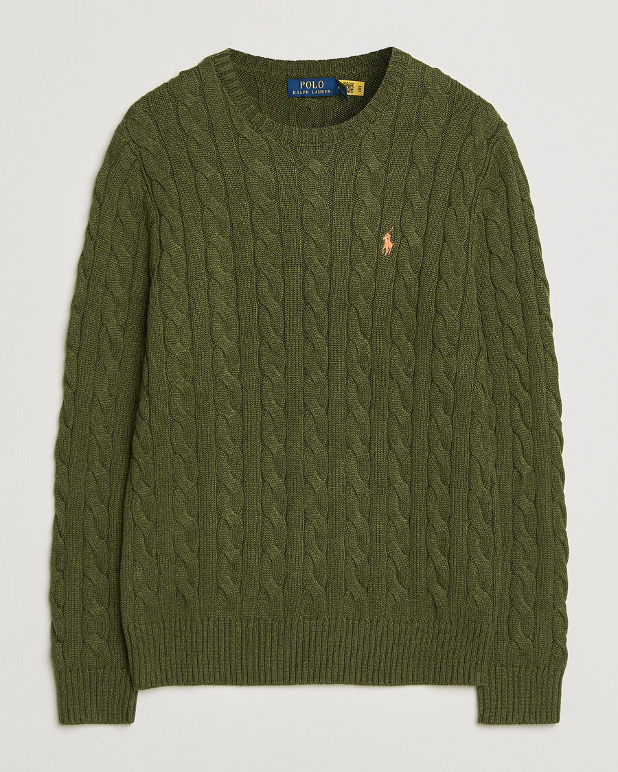 Heren | Truien | Polo Ralph Lauren | Cotton Cable Pullover Garden Trail Heather