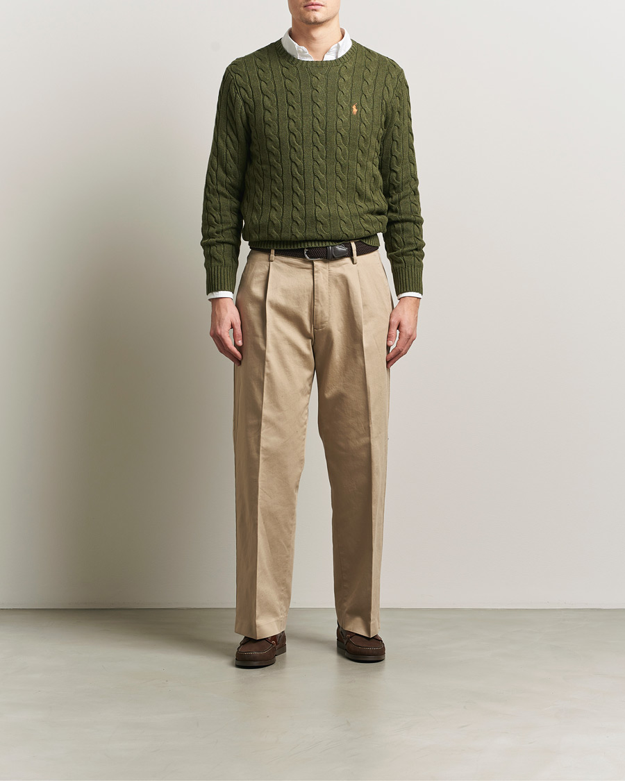 Heren | Truien | Polo Ralph Lauren | Cotton Cable Pullover Garden Trail Heather