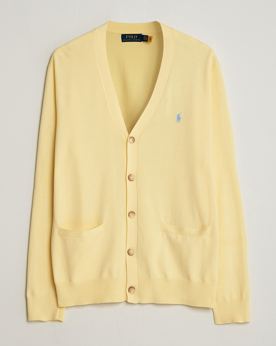 Heren | Truien | Polo Ralph Lauren | Cotton Cardigan Wicket Yellow
