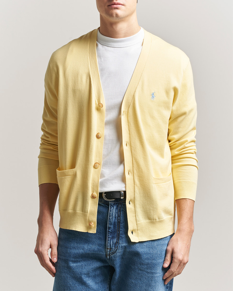 Heren | Truien | Polo Ralph Lauren | Cotton Cardigan Wicket Yellow