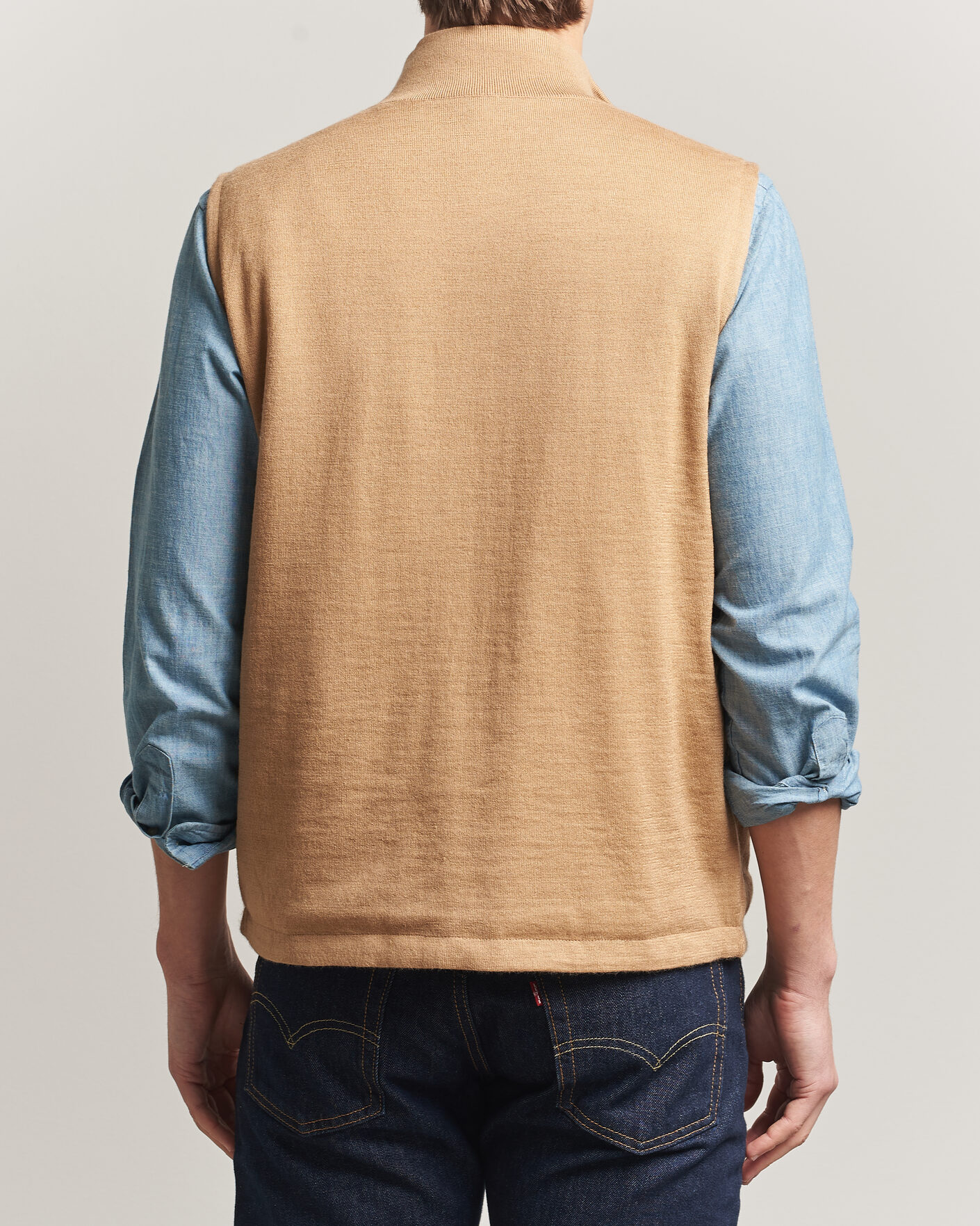 Heren | Truien | Polo Ralph Lauren | Wool Blend Vest Camel Combo