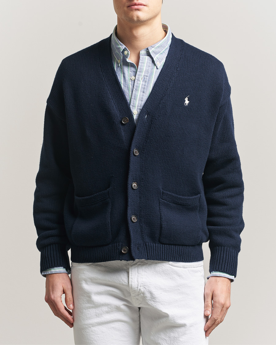 Homme | Pulls Et Tricots | Polo Ralph Lauren | Cotton Cardigan Hunter Navy