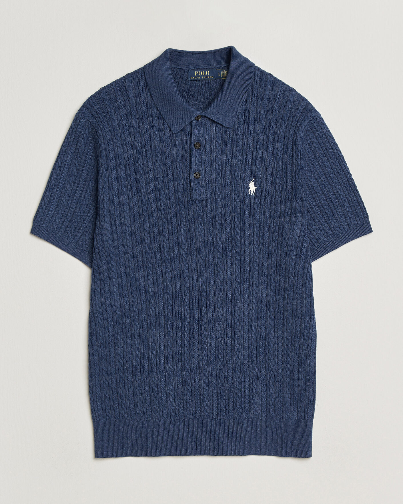 Homme | Polos | Polo Ralph Lauren | Cotton Polo Rustic Navy Heather